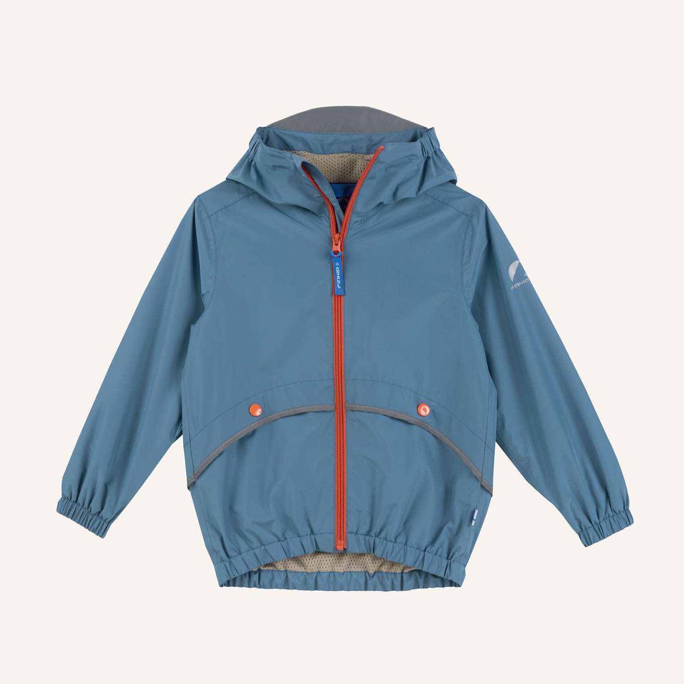 Finkid Timi Air leichte Regenjacke bluestone