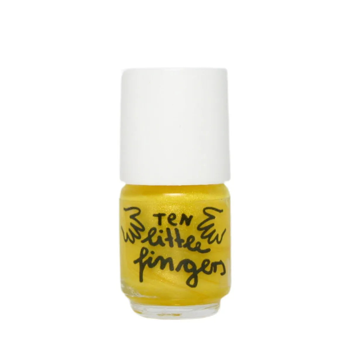 Ten little Fingers Kindernagellack Gelb Glitzer