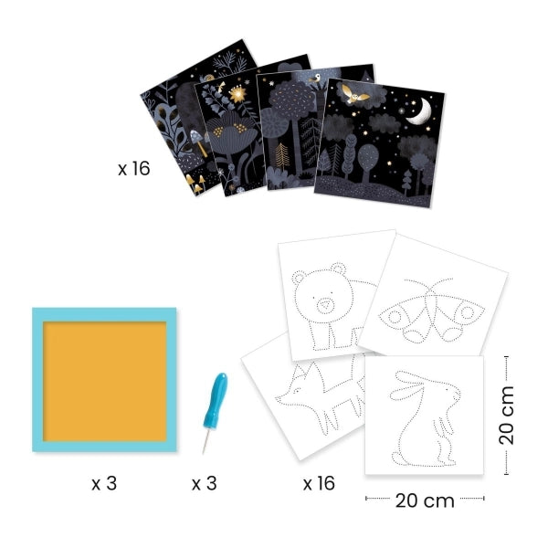 Djeco Basteln 3-6 Prickeln