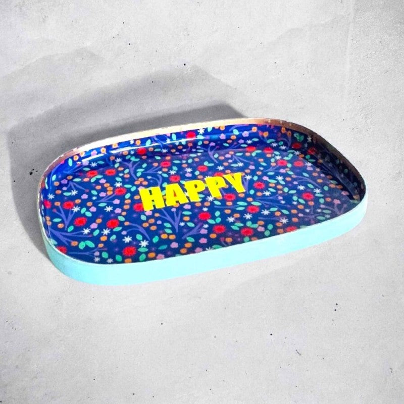 Noï Minischale Happy Millefleur blau