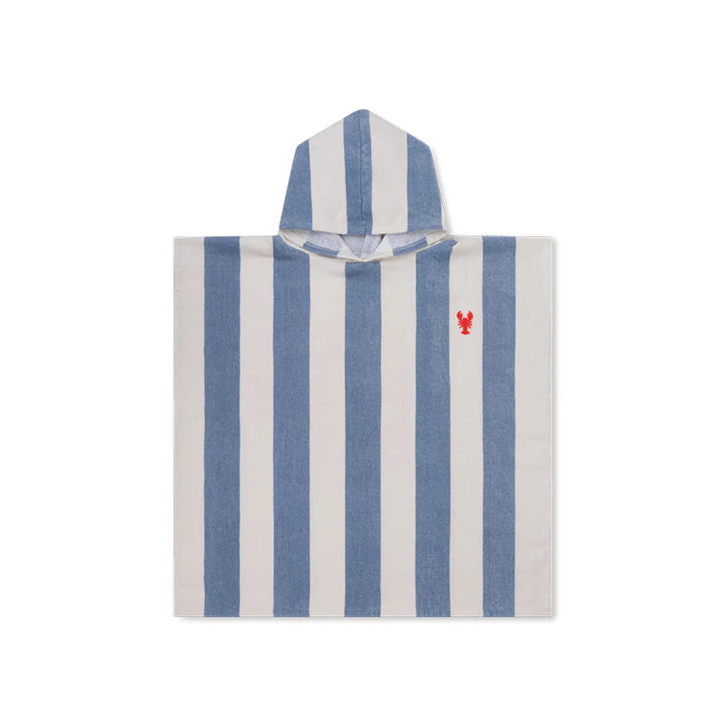 Swim Essentials Badeponcho blau-weiß