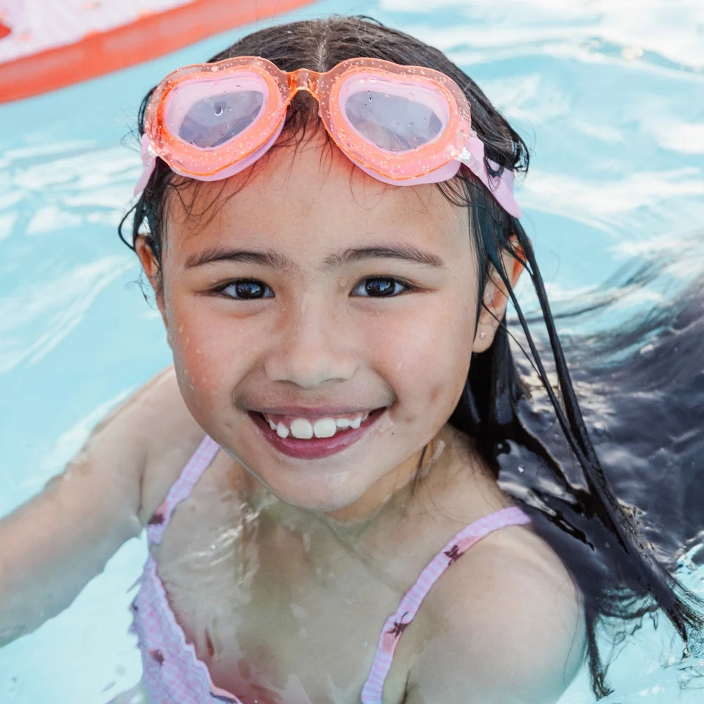 Swim Essentials Schwimmbrille Herzen Pink