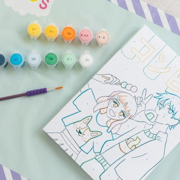 La petite épicerie Malen nach Zahlen Set Kids Konbini