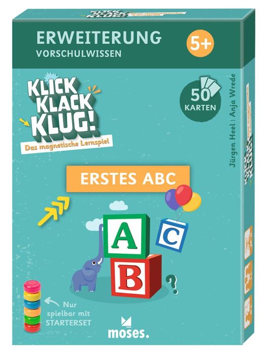 moses Klick Klack Klug Kartenset Erstes ABC