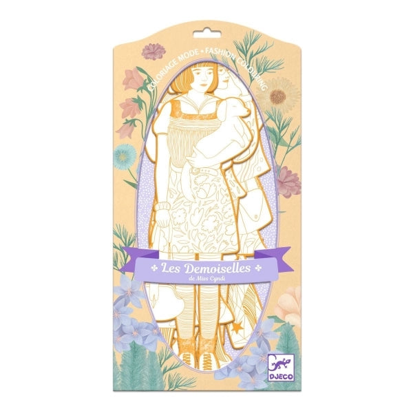 Djeco Ausmalbilder Demoiselles Scout