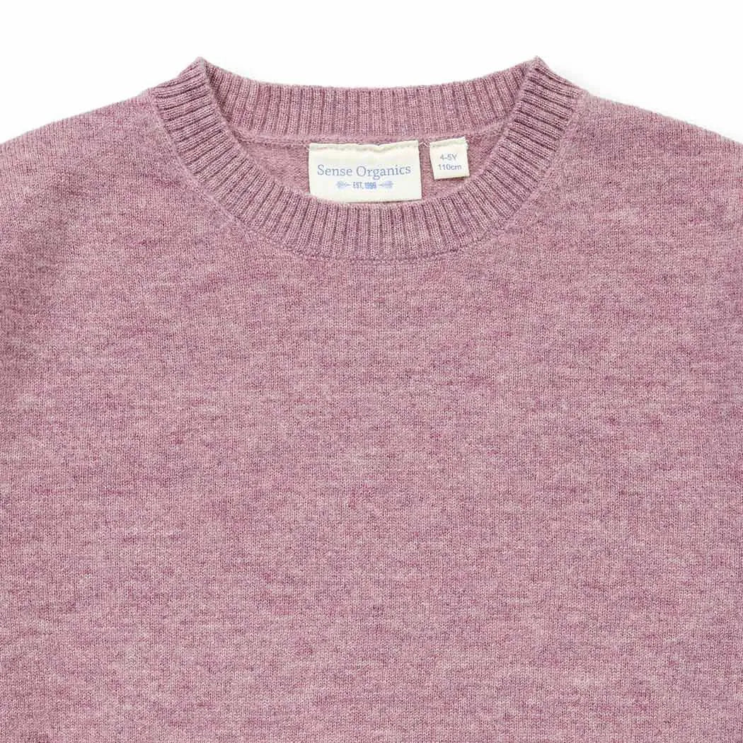 Sense Organics Pullover IKE Mauve Melange