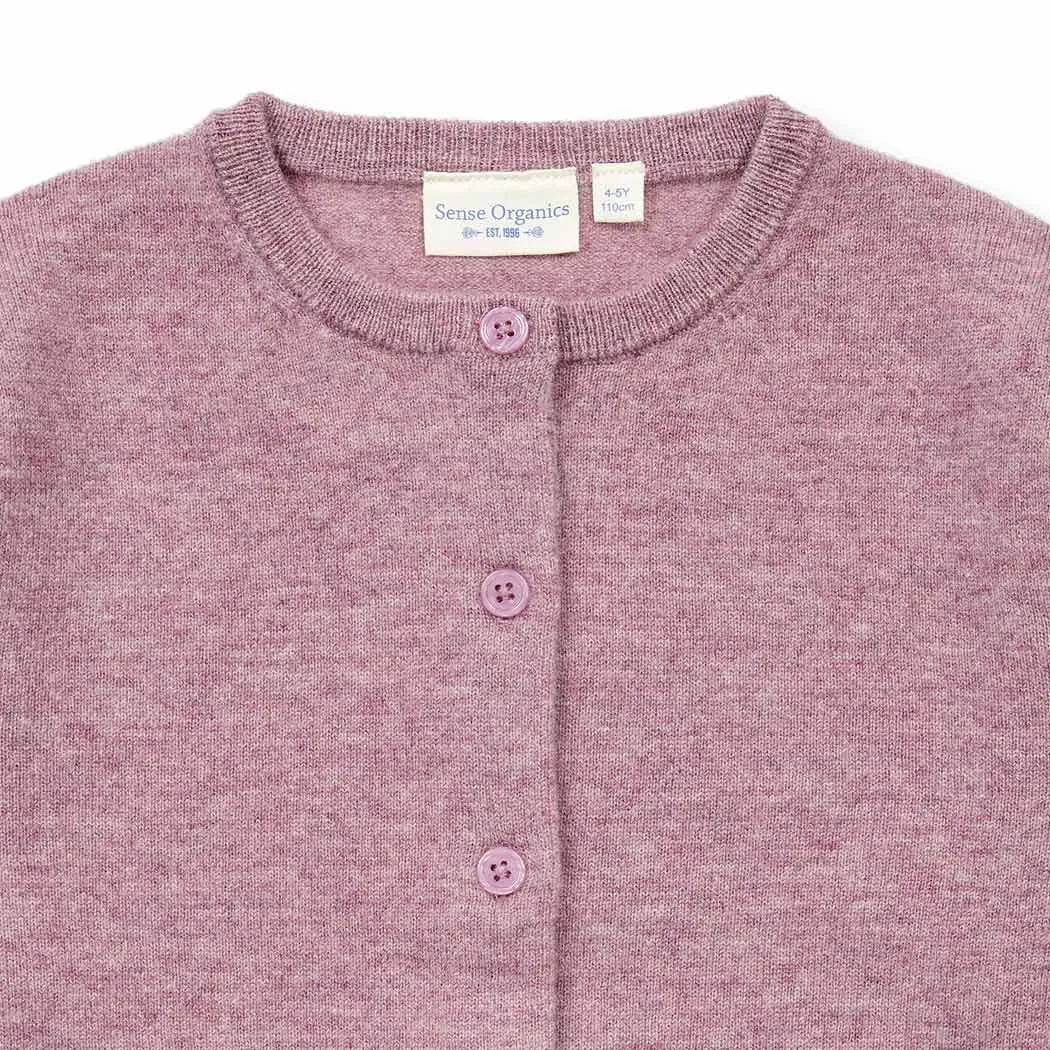 Sense Organics Cardigan VALISSA Mauve Melange
