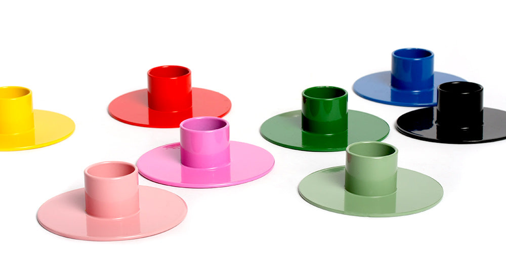 not the girl - POP Kerzenhalter neon pink