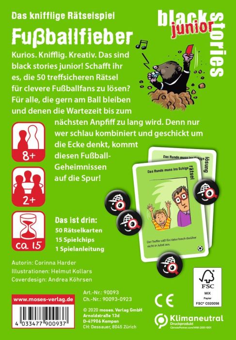 moses Black Stories Junior - Fußballfieber