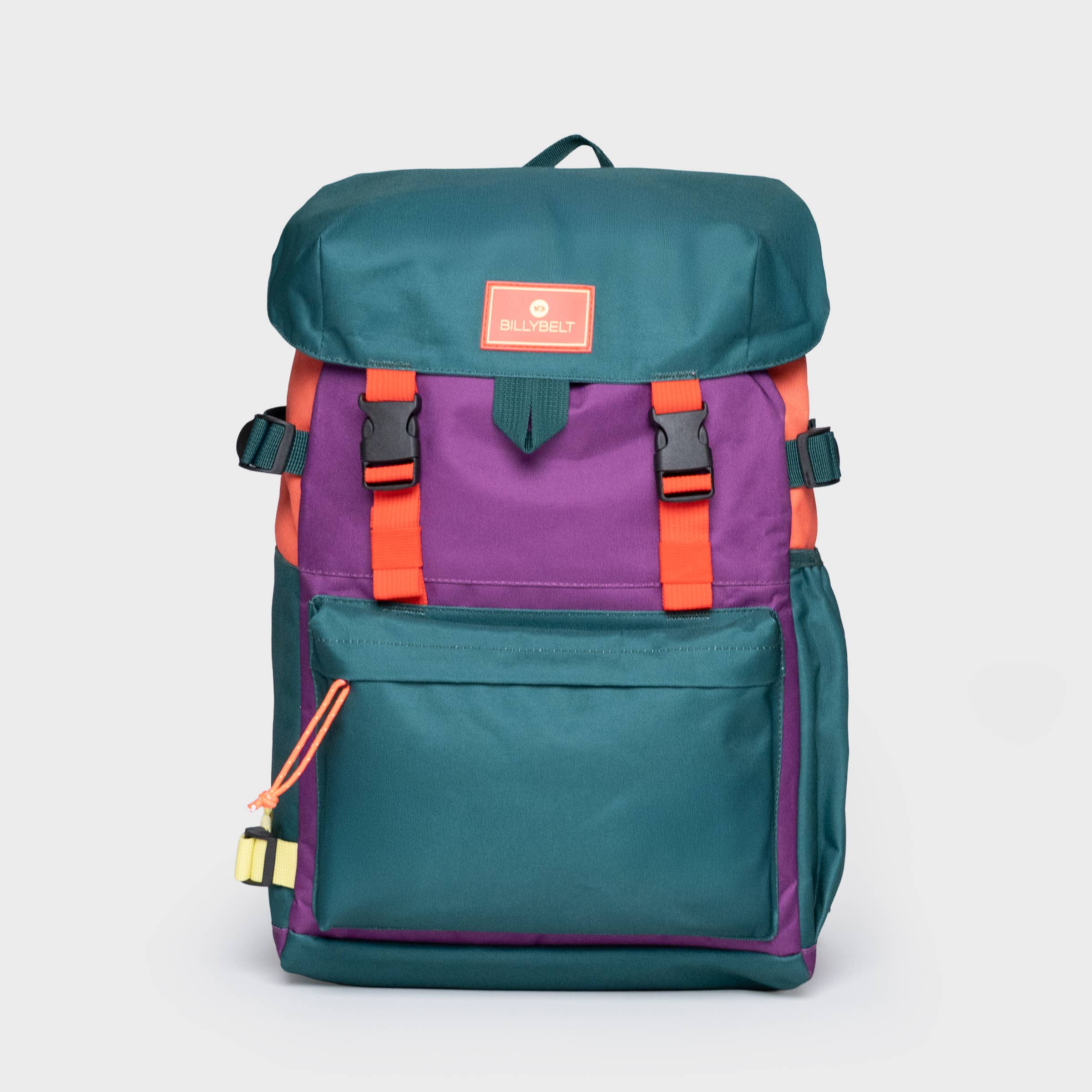 billybelt Rucksack aus 100 % recyceltem Base Camp-Polyester - Grün: Eine Größe