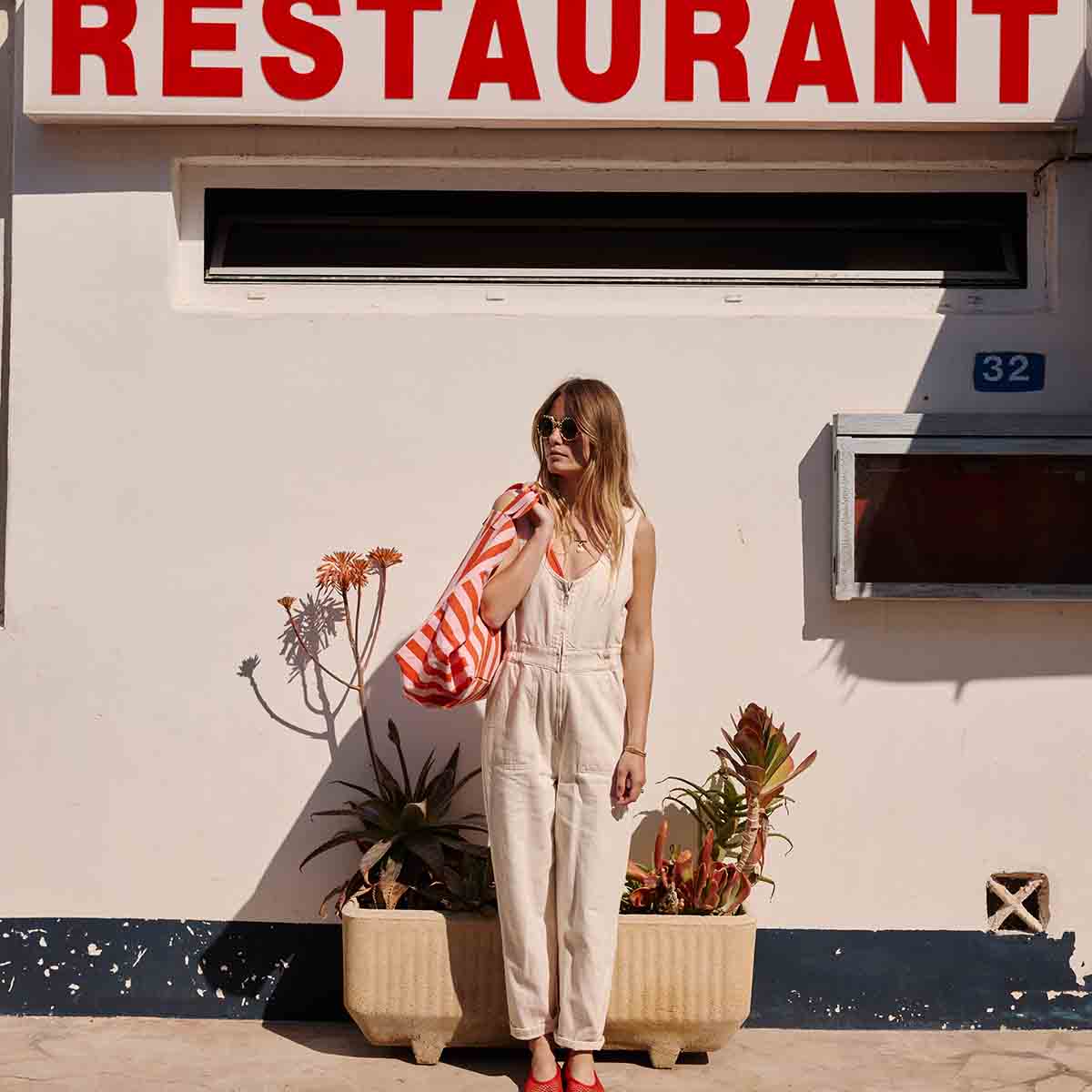 ELISA TASCHE STREIFEN TOMATE / CANDY PINK: TOMATE / BONBONROSA / STREIFEN