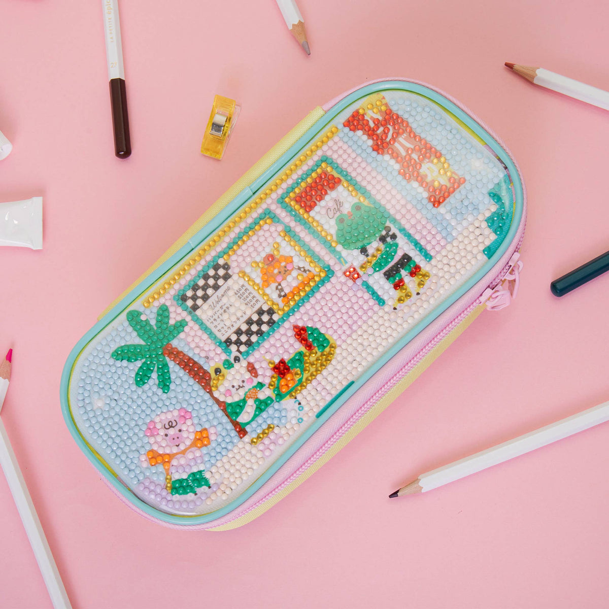 La petite épicerie Diamond Painting-Set für Kinder – Diamant-Malset Skatepark