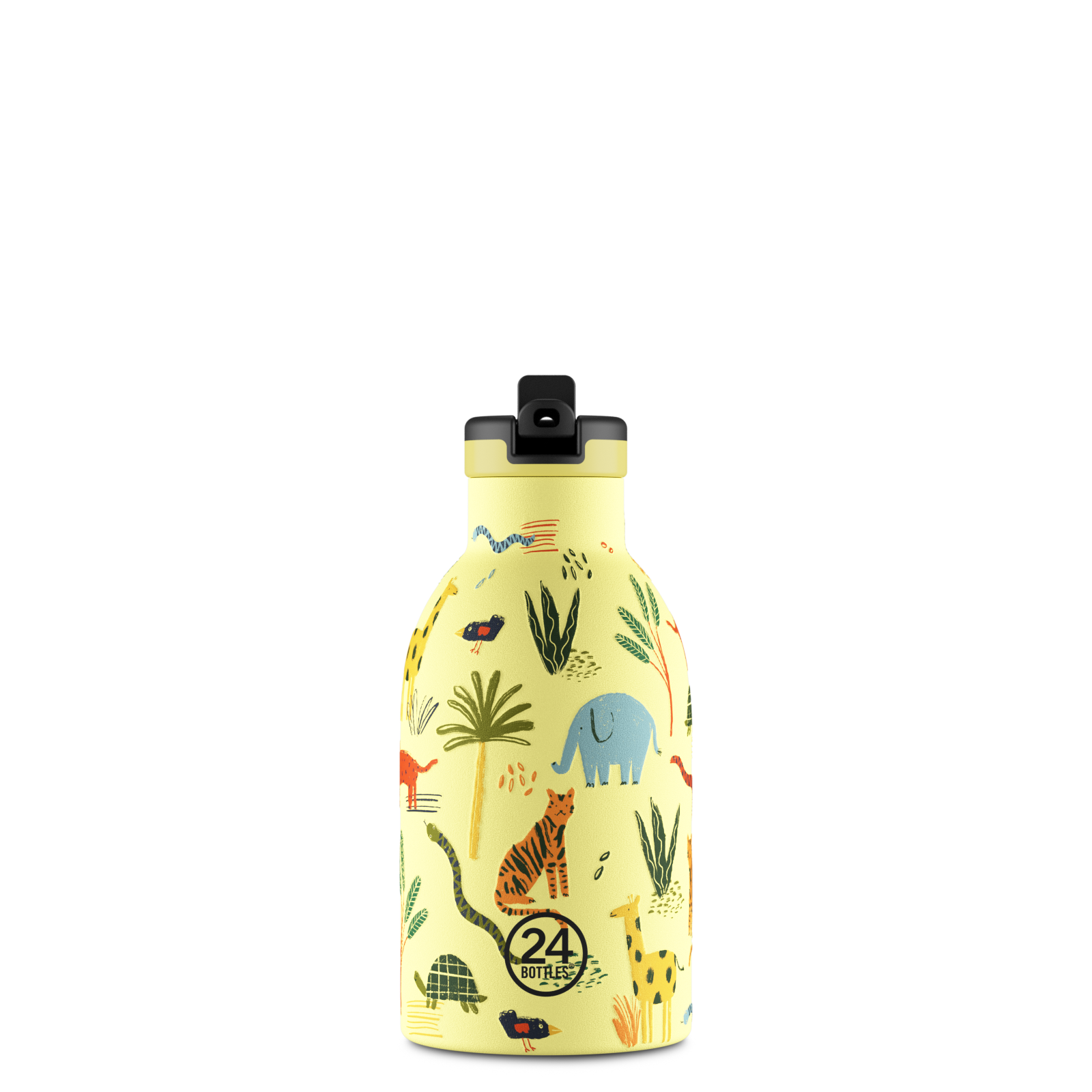 24 bottles Isolierte Kindertrinkflasche | Dschungelfreunde – 330 ml