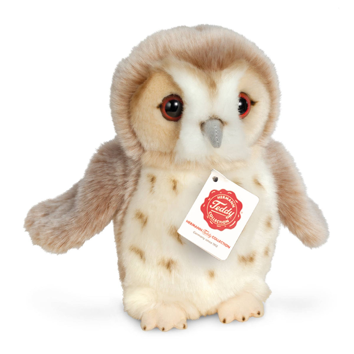 Teddy Hermann Eule beige 20 cm - Plüschtier - Stofftier
