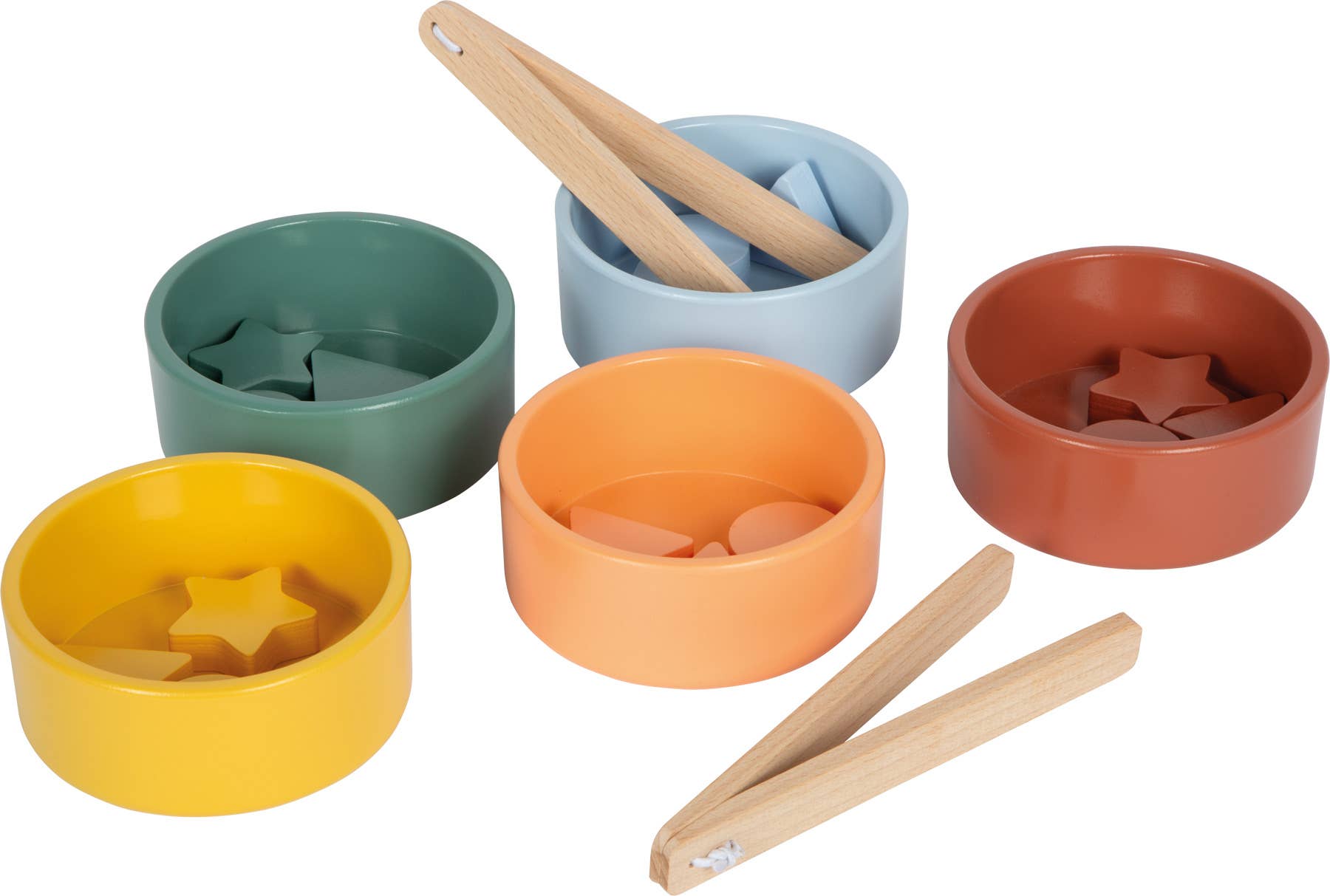 Montessori Sortierspiel mit Zange | Motorik| Holz