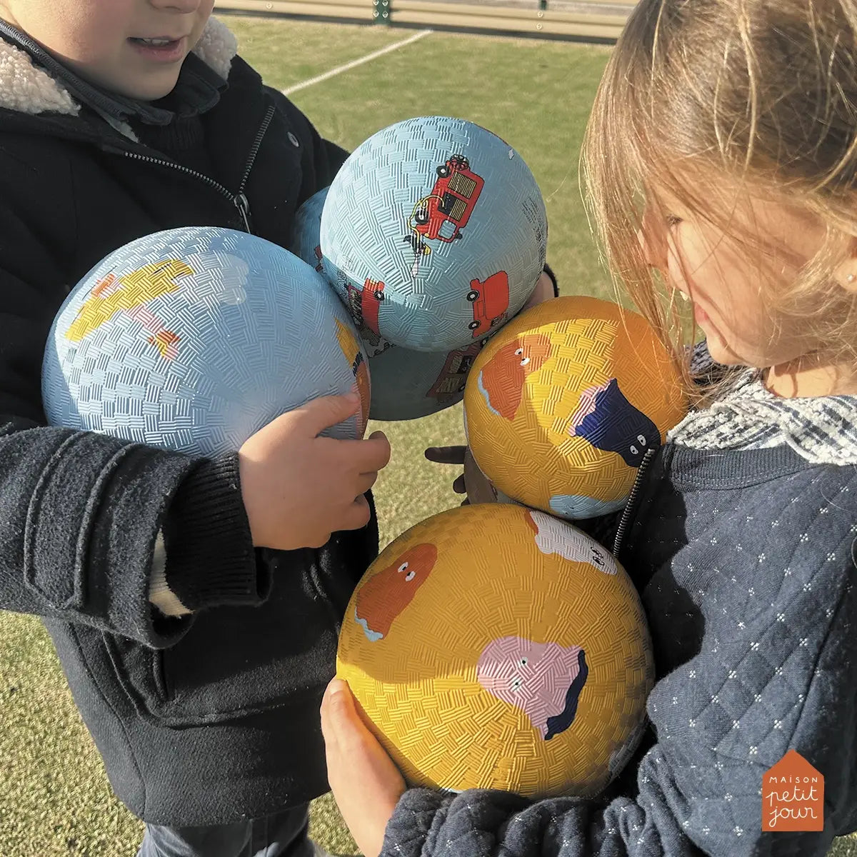Petit Jour - Kautschukball groß „Flugfahrzeuge“