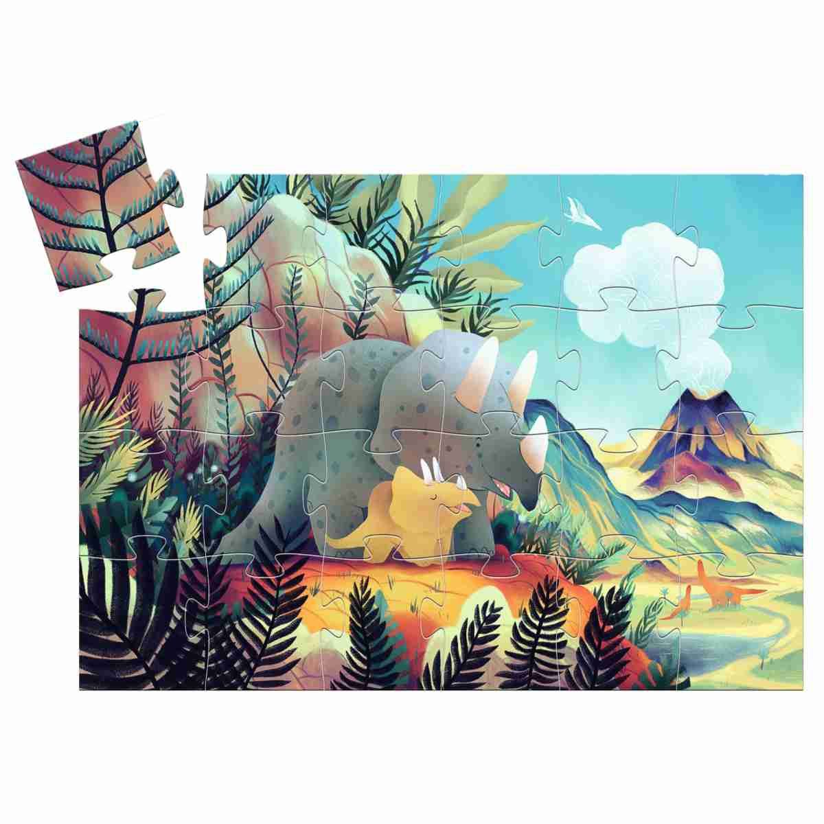 Djeco Puzzle Dinosaurier