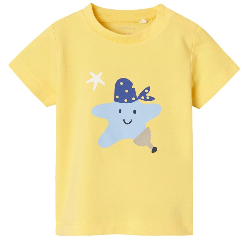 name it T-Shirt Seestern Yarrow ( nbmfular)