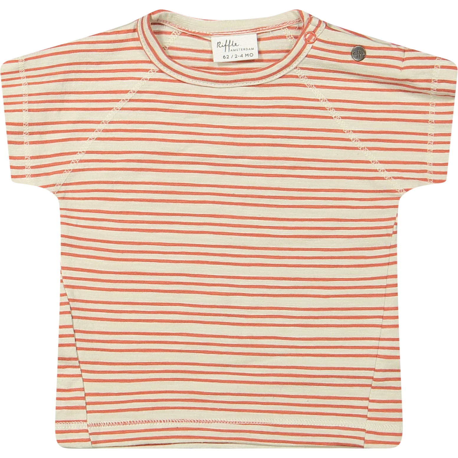 Riffle.Amsterdam rot-geringeltes T-Shirt