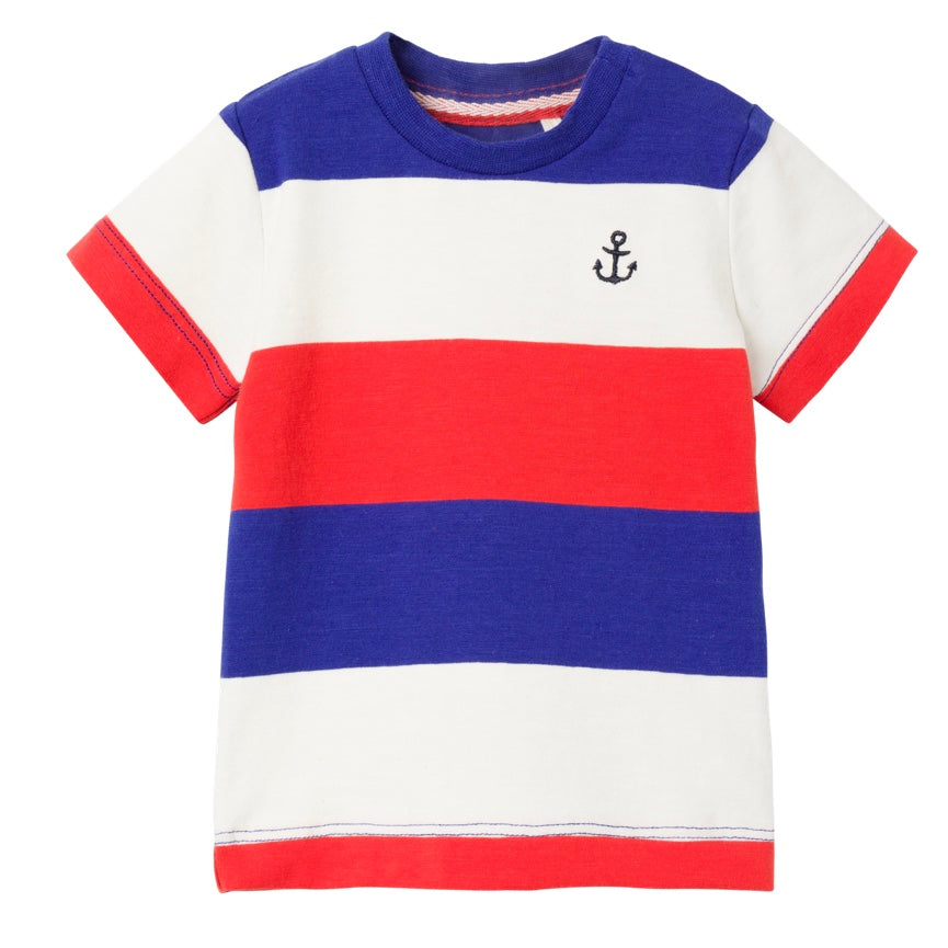 name it T-Shirt geringelt Clematis Blue ( nbmfacts)