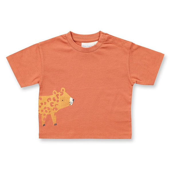 Sense Organics Anton Baby Shirt Leopard