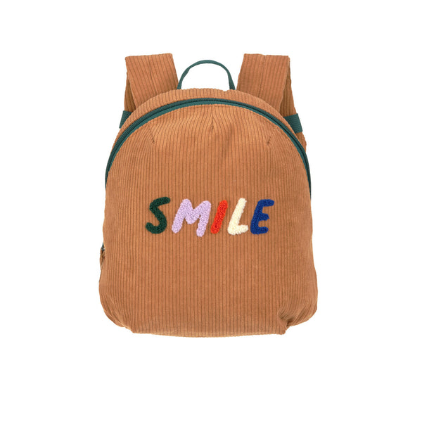 Lässig tiny Backpack Cord Smile caramel