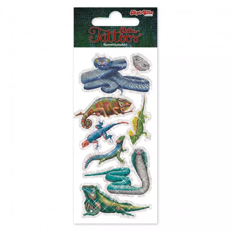 Lutz Mauder Glitter Tattoos Reptilien