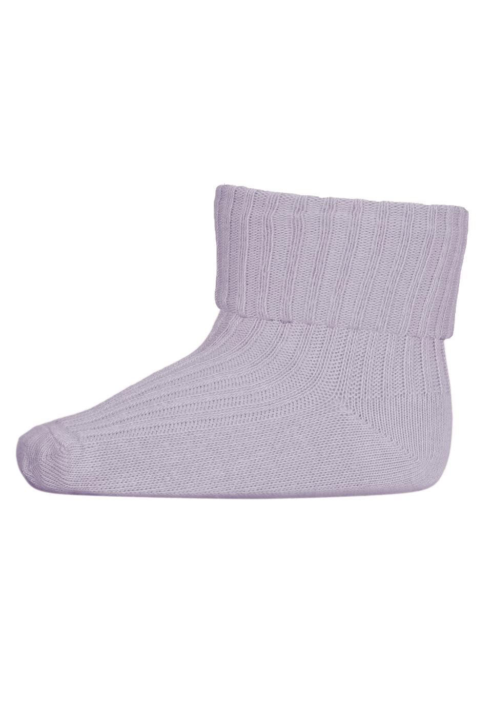 mp Denmark Cotton rip baby socks Lavender Sky