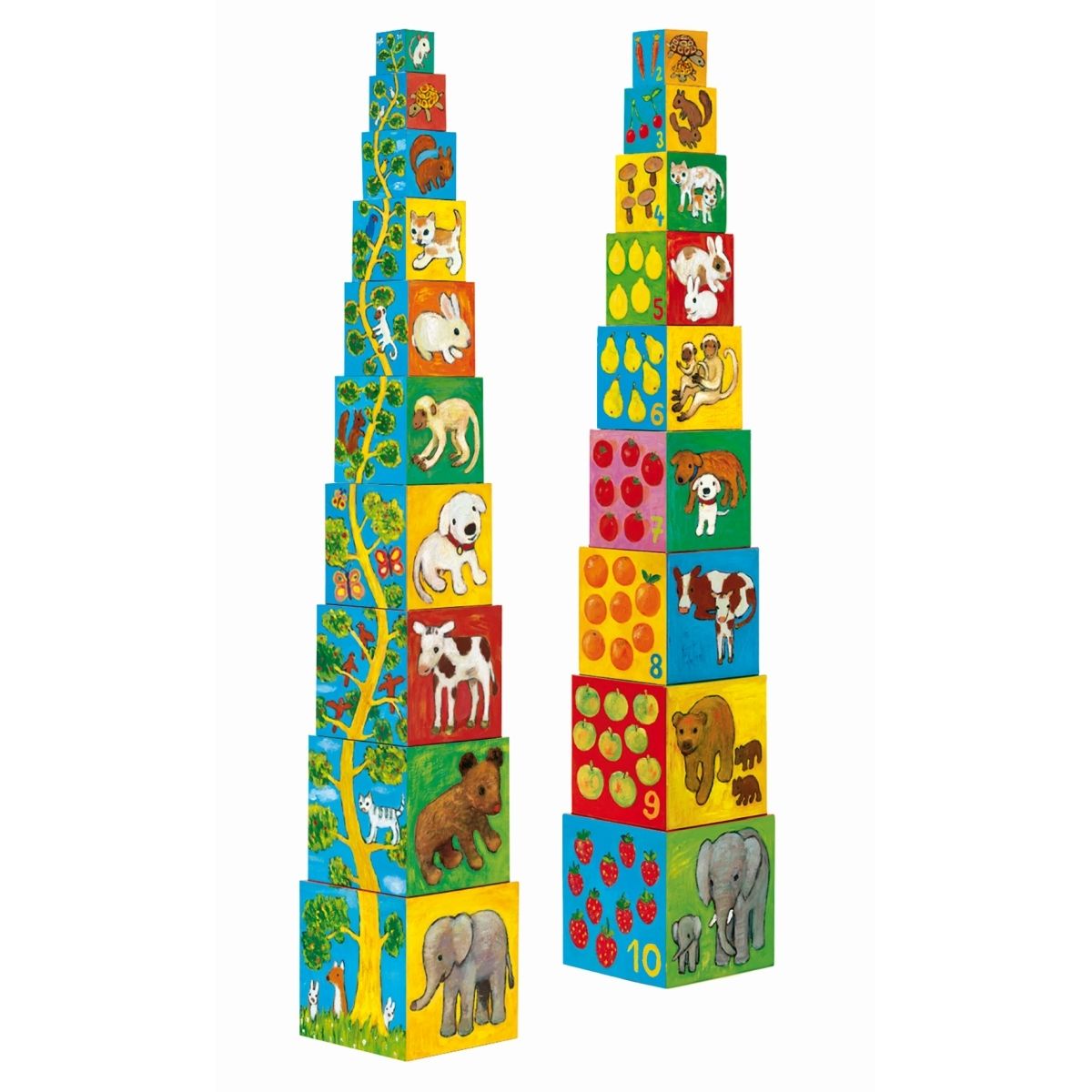 Djeco Stapelturm meine Freunde