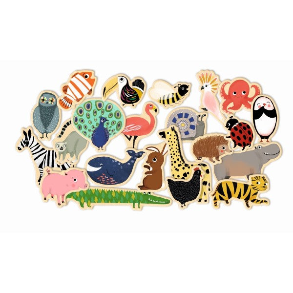 Djeco Magnetspiel Tiere Magnimo