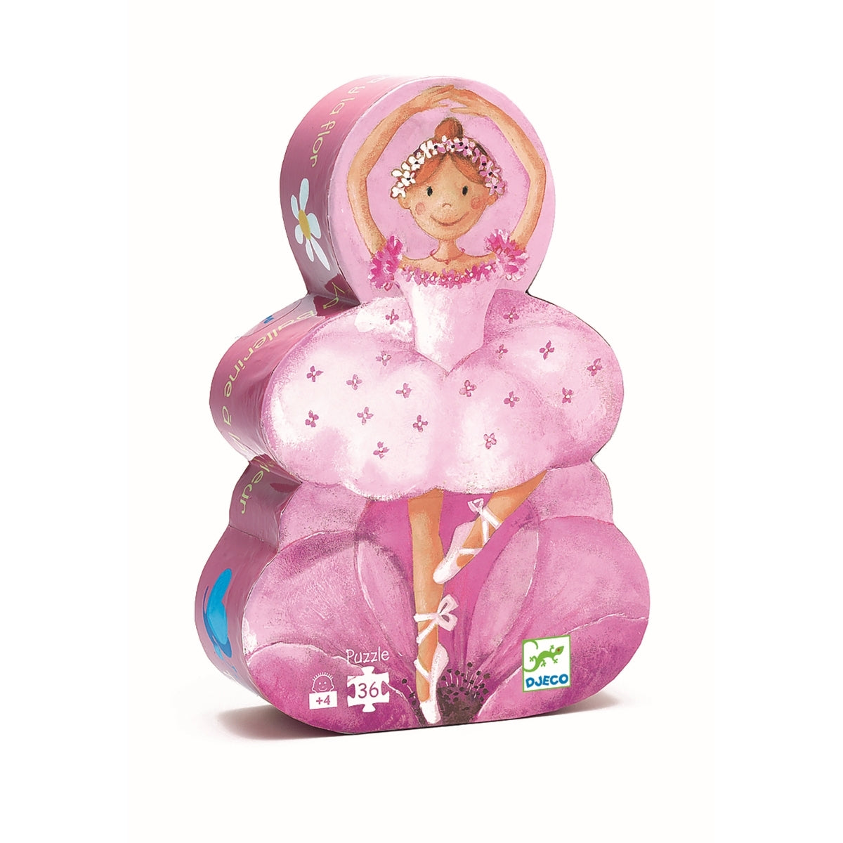 Djeco Puzzle Ballerina mit Blume