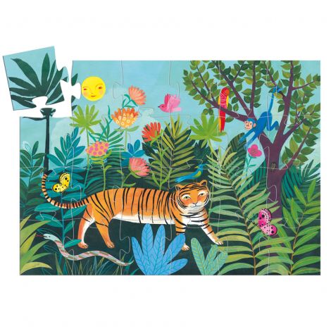 Djeco Formenpuzzle The Tiger's Walk