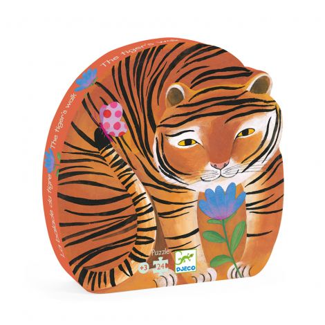 Djeco Formenpuzzle The Tiger's Walk