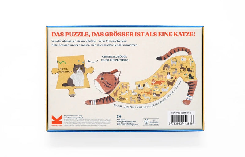 Laurence King Verlag Puzzle Katzen von A-Z