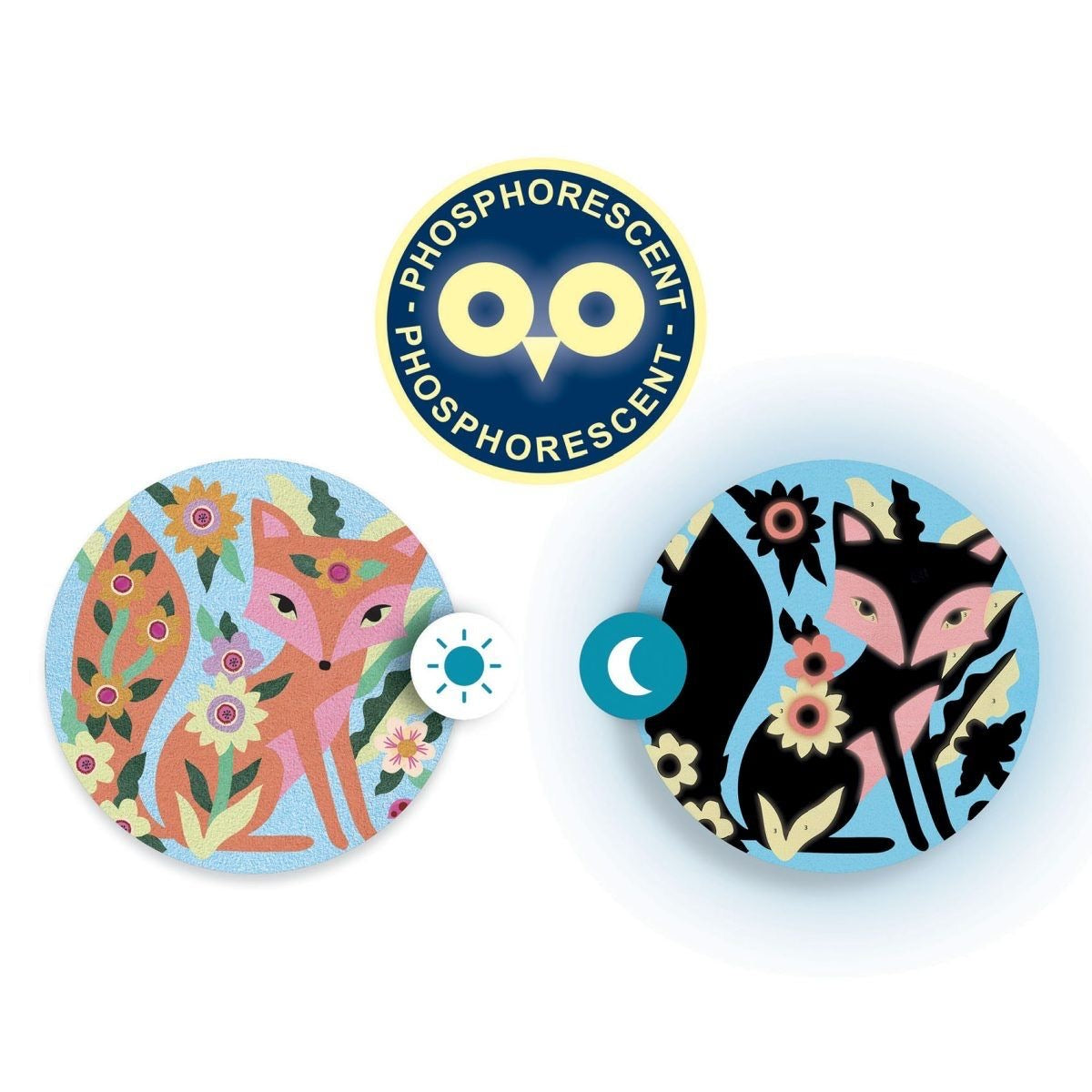 Djeco Schablonenbilder Bunter Sand