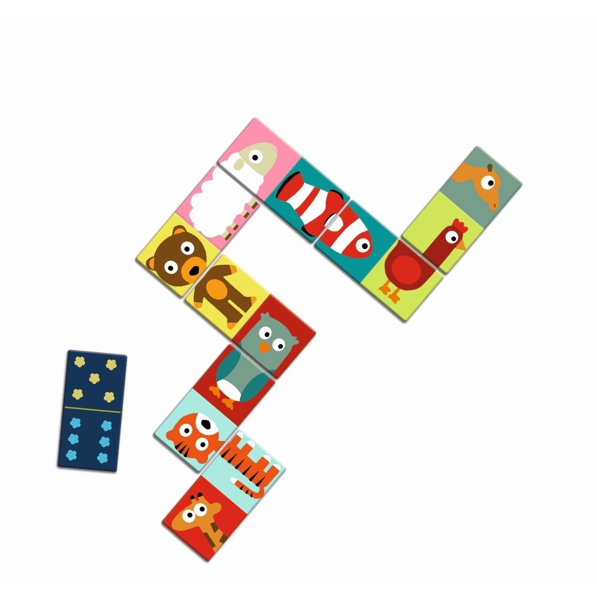 Djeco Domino Animo-Puzzle
