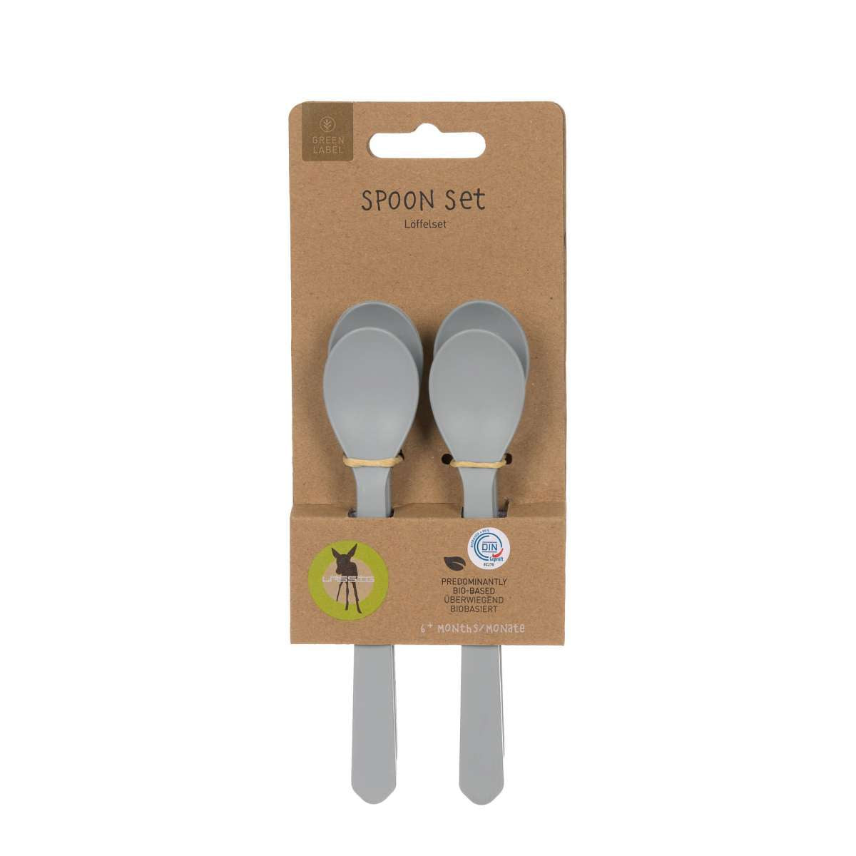 Lässig Kinderlöffel Set Geo in blau