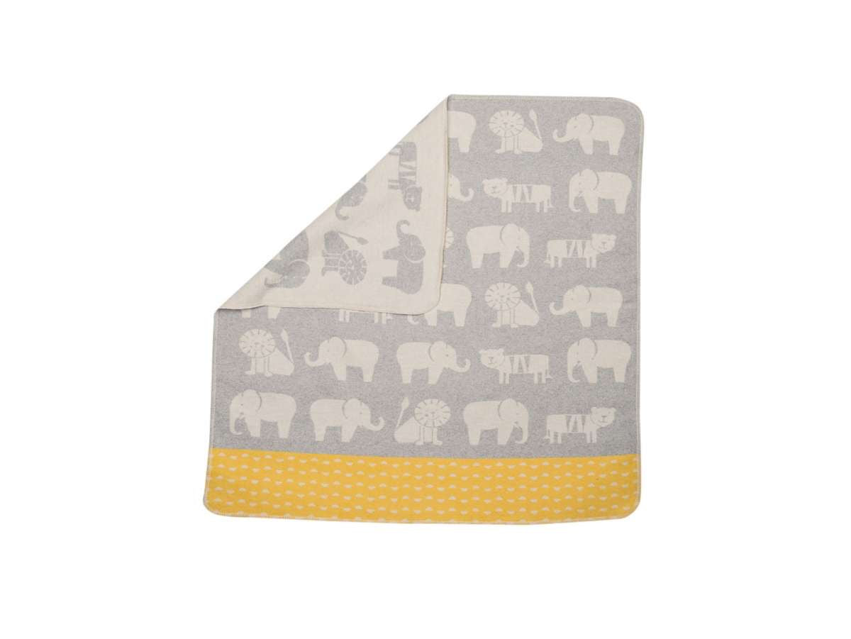 David Fussenegger JUWEL Babydecke mit Kapuze „Zoo“