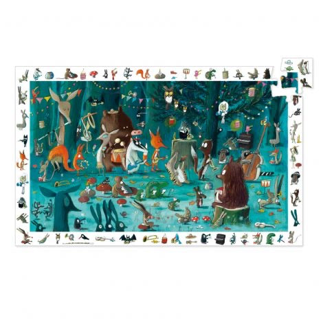 Djeco Puzzle Observation & Poster Das Orchester
