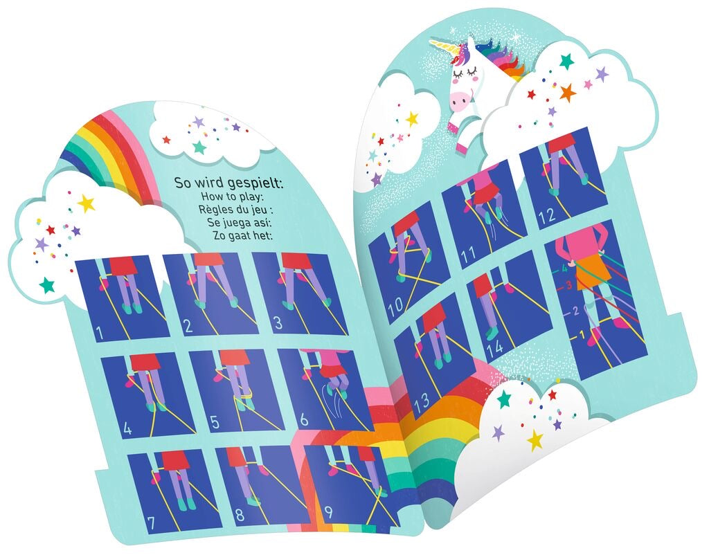 Moses Gummitwist Regenbogen Glitzer