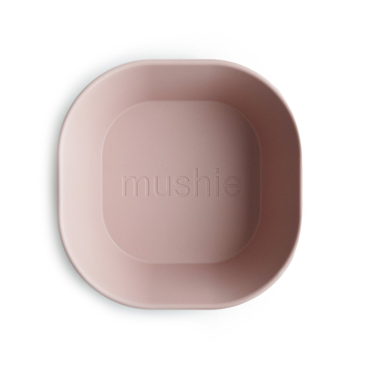 Mushie Geschirrschale quadratisch blush