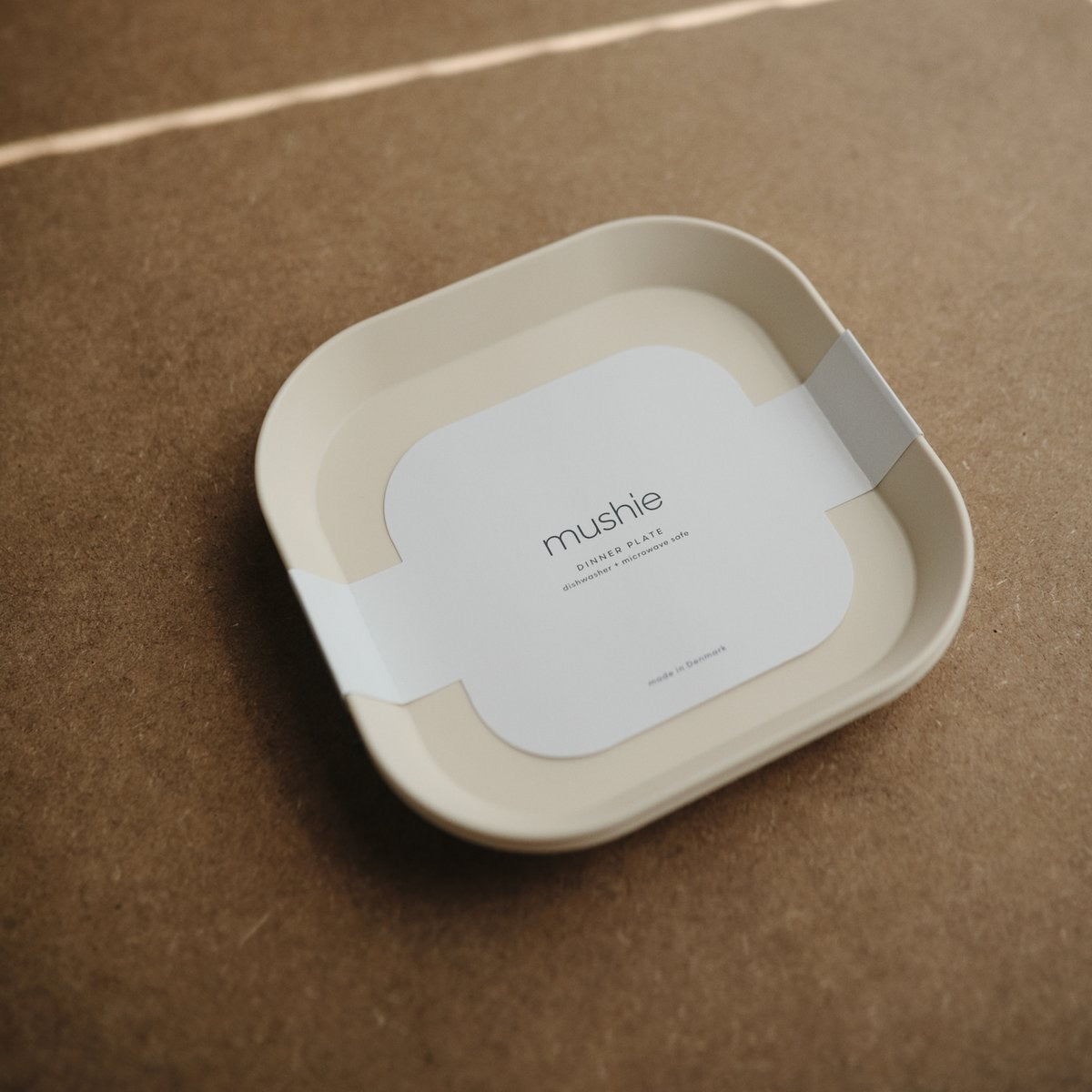 Mushie Geschirrteller Ivory