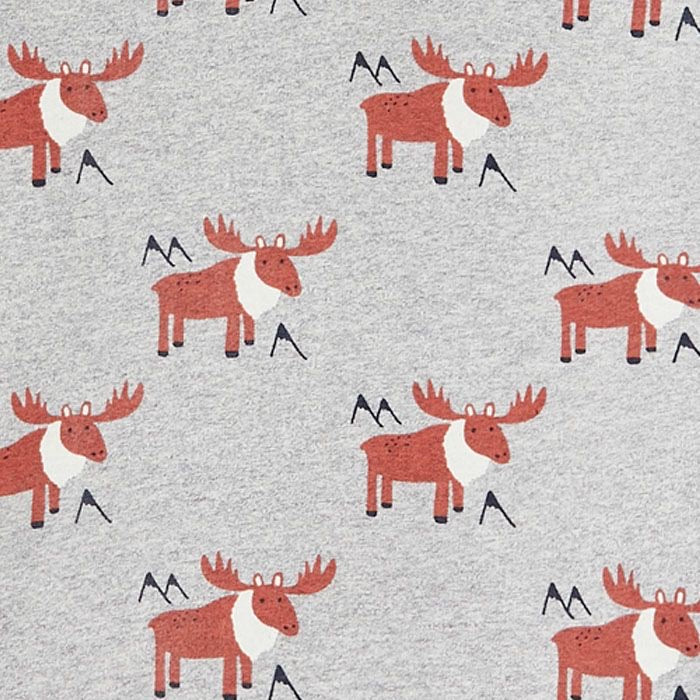 Sense Organics Pullover mit Kapuze grau Rentier