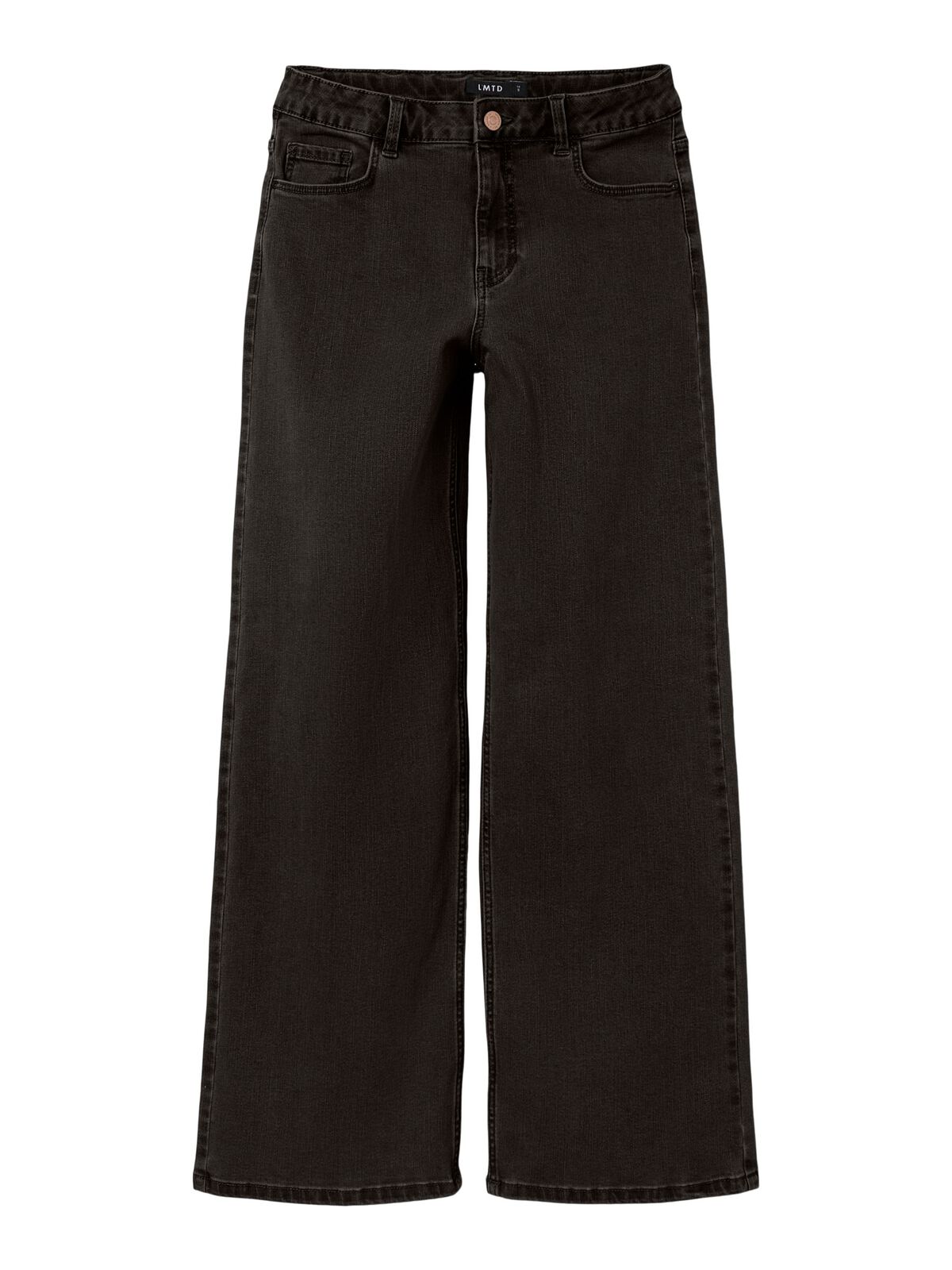 name it High Waist Straight Fit Jeans schwarz (nkfbella)