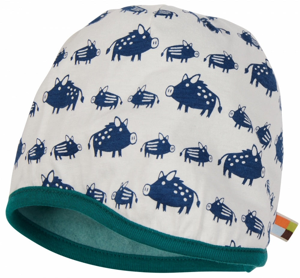 loud+proud Wendemütze aus Wollfleece Oregano