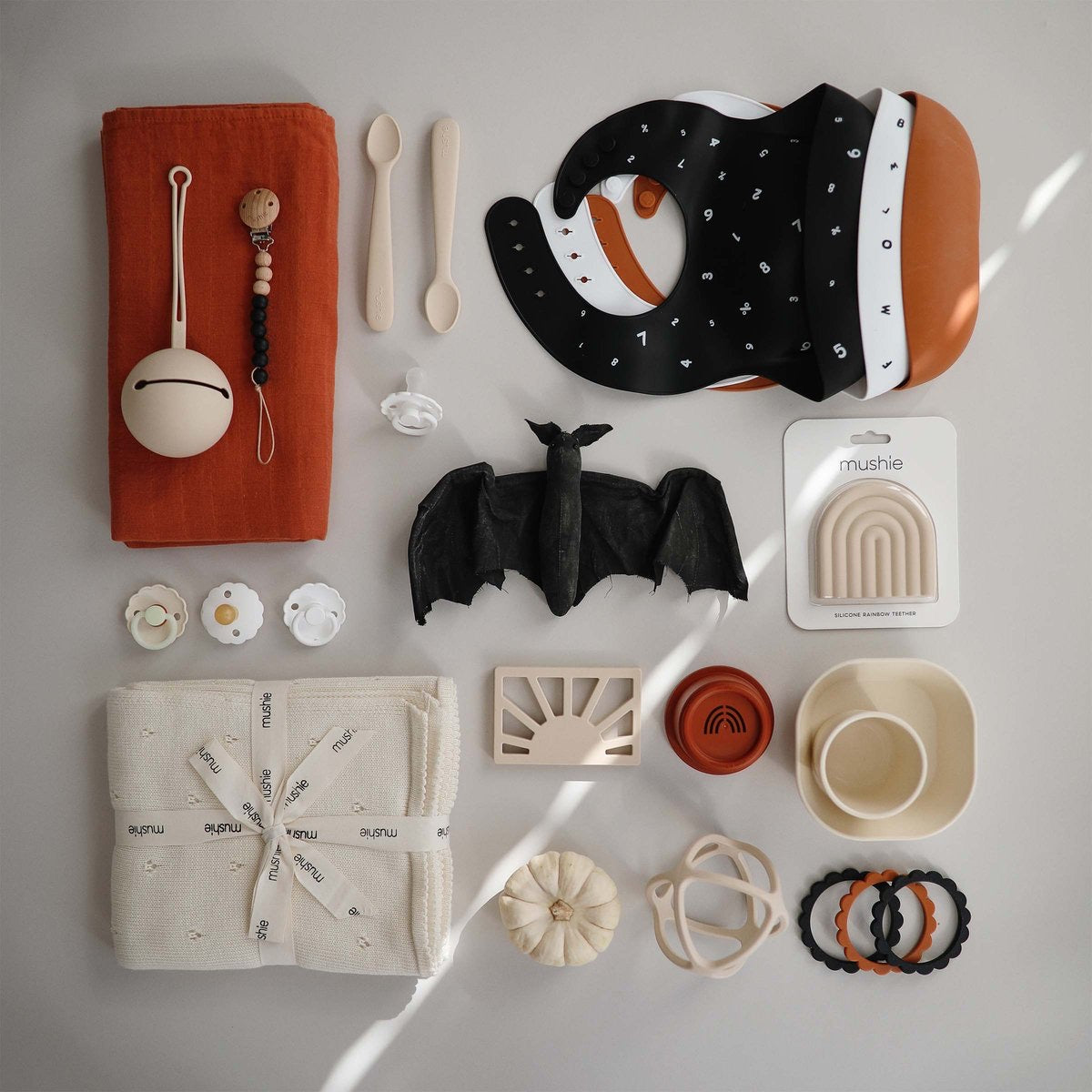 Mushie Geschirrschale quadratisch ivory