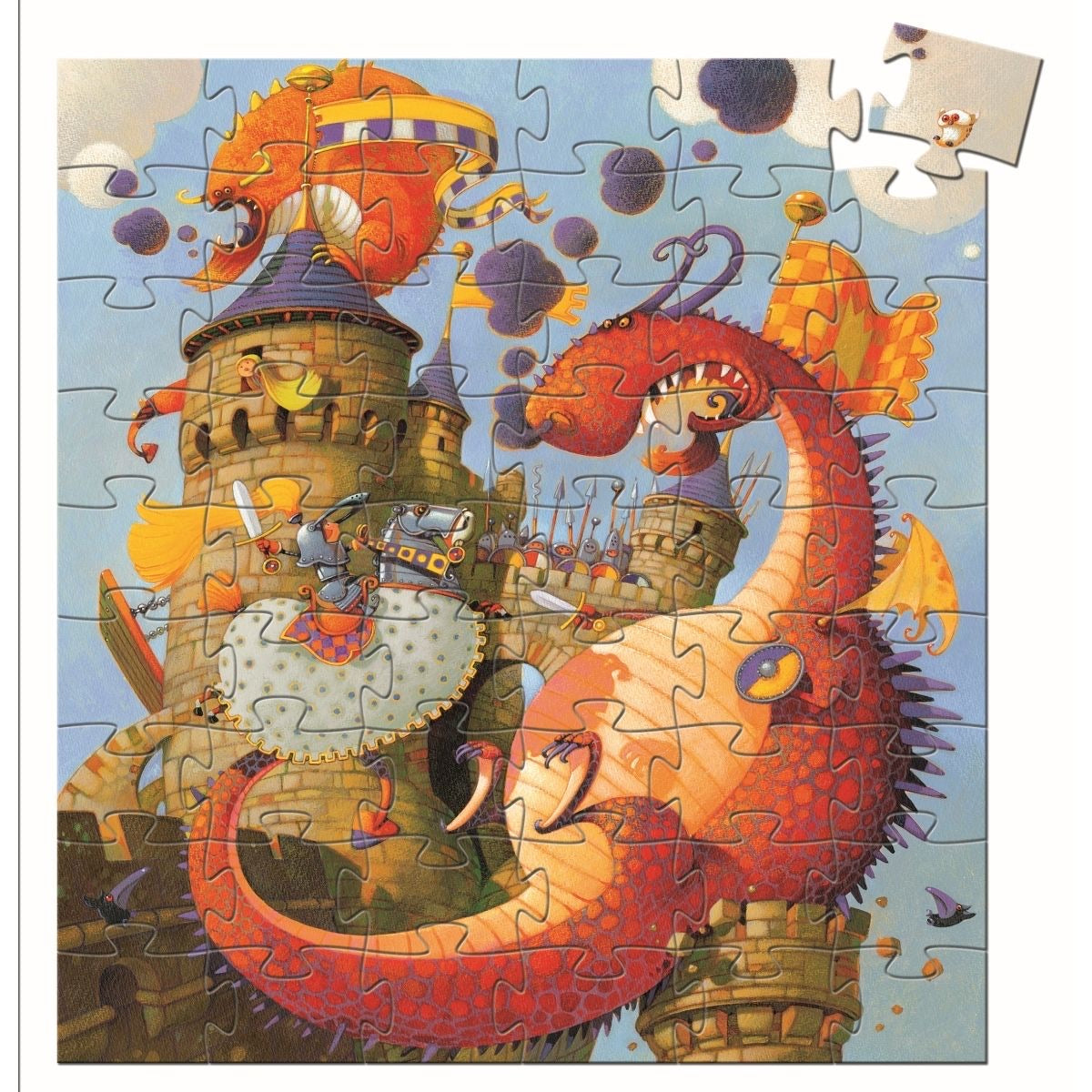 Djeco Puzzle Vaillant &der Drache