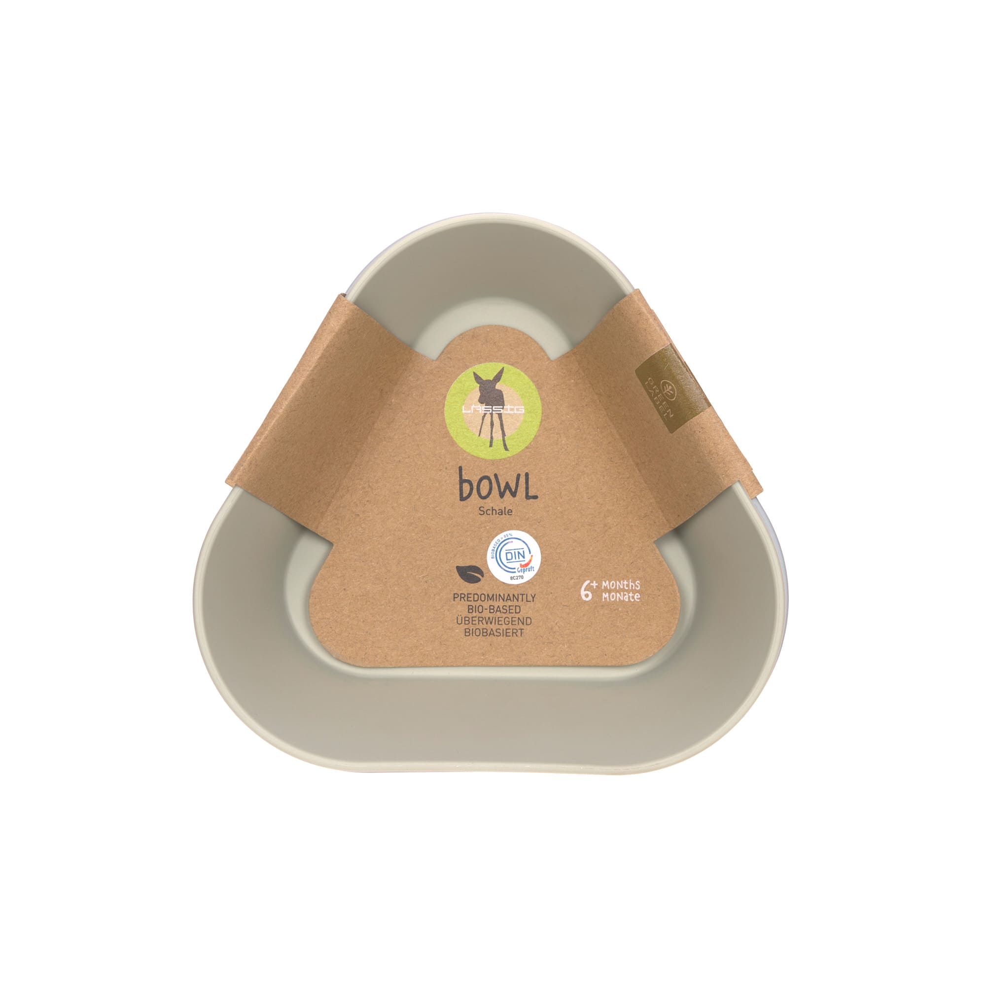 Lässig Kinderschale Geo in grau