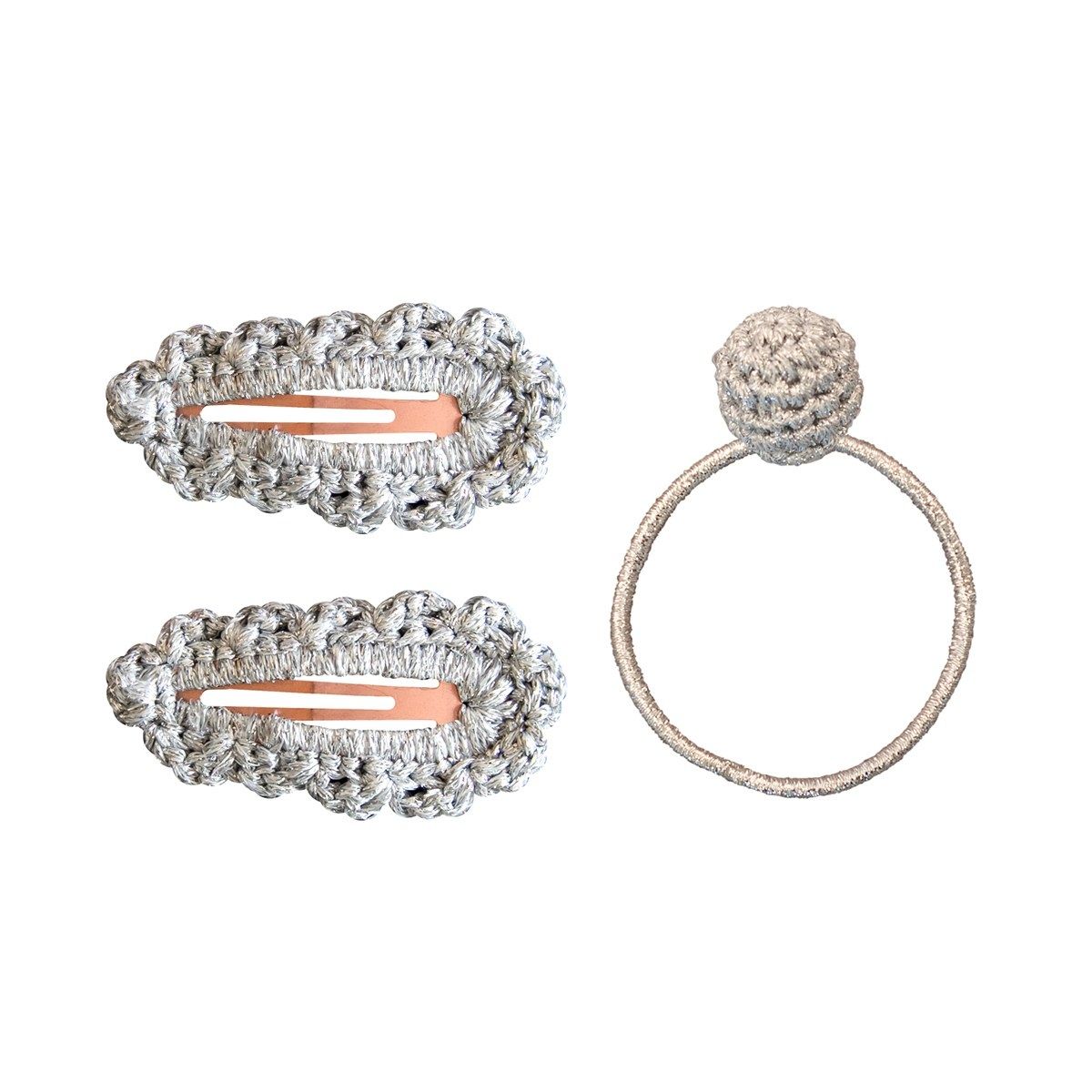 Global Affairs Haarschmuck Set Silber