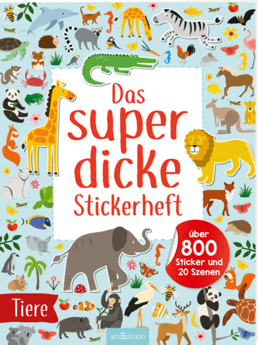 Ars Edition Das super dicke Stickerheft